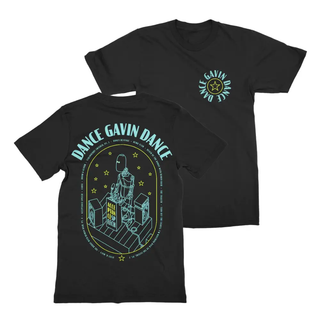 Dance Gavin Dance - Acceptance Speech - Black Tee (w/Back) Dance Gavin Dance