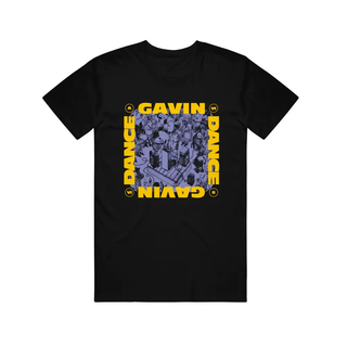 Dance Gavin Dance - Acceptance Square - Black Tee Dance Gavin Dance