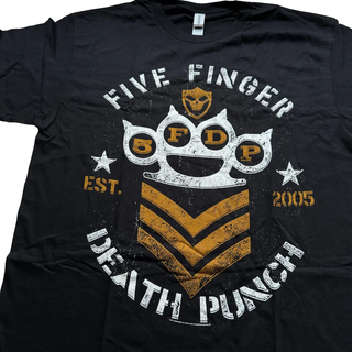 Five Finger Death Punch - Chevron - Black T-Shirt Five Finger Death Punch