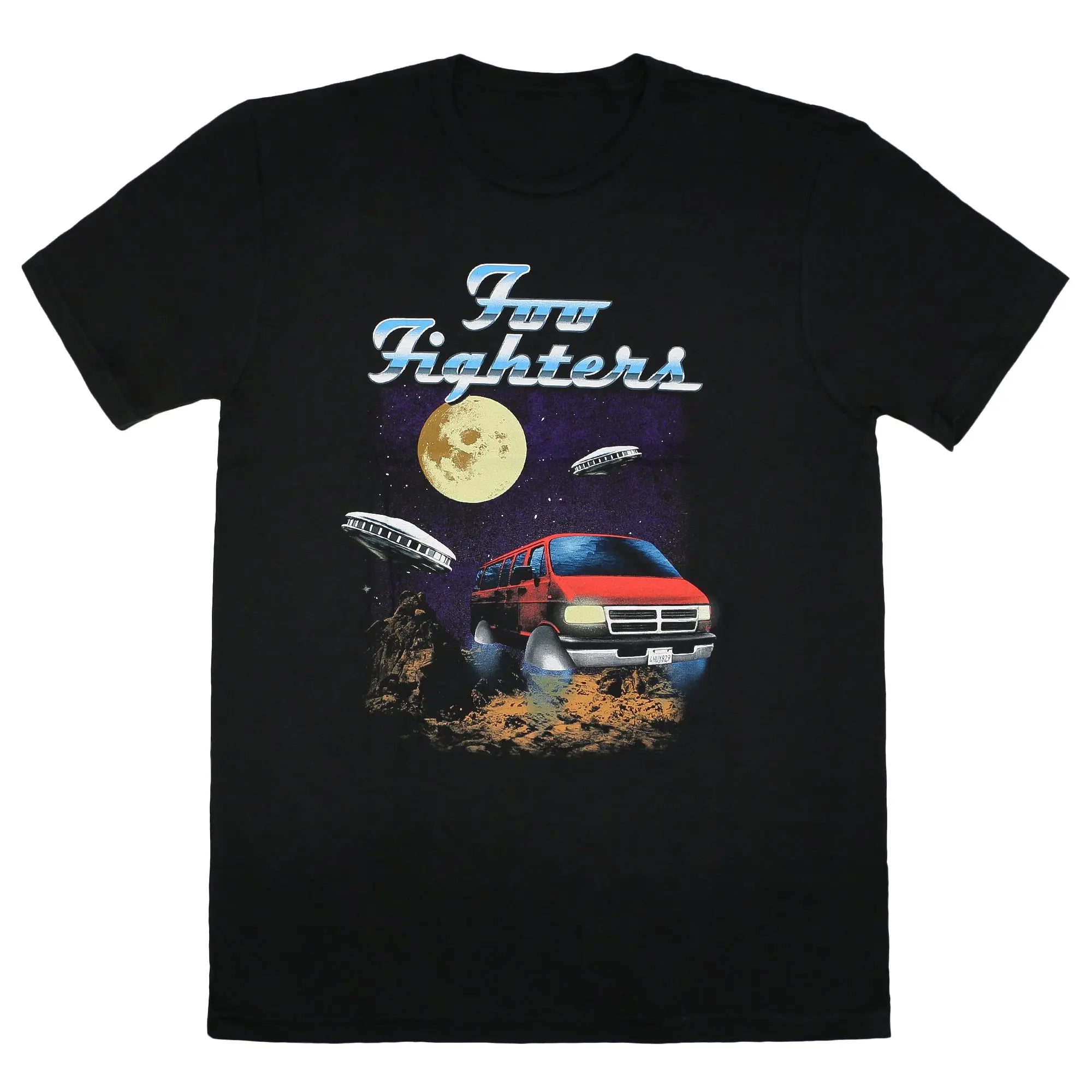 Foo Fighters Van Tour Black T Shirt Twisted Thread NZ