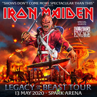 Iron Maiden - Details & Tickets - Auckland 2020 Twisted Thread