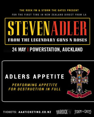 Steven Adler Live in Auckland - Details and Tickets May 2018 Twisted Thread