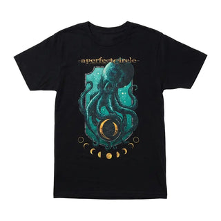 A Perfect Circle - Octo Moon - Black T-Shirt A Perfect Circle