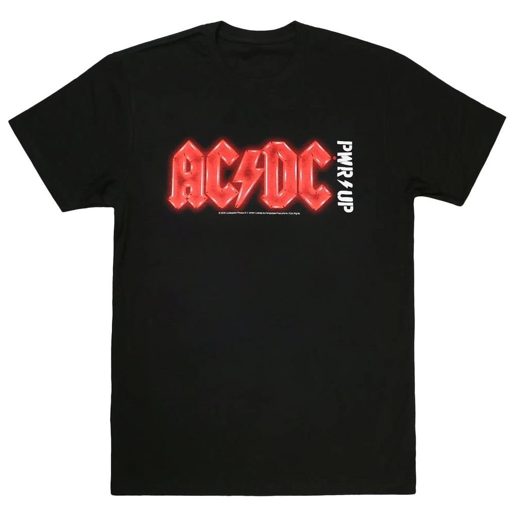 Official AC/DC - PWR UP Logo - Black T-Shirt | Twisted NZ – Twisted Thread