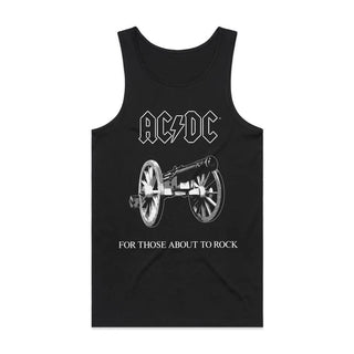 AC/DC - About to Rock - Black Tank AC/DC