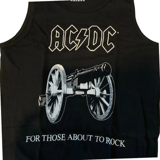 AC/DC - About to Rock - Black Tank AC/DC