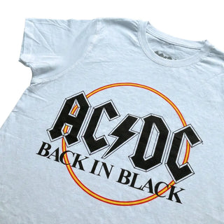 AC/DC - Back in Black - White T-Shirt (Final Run) AC/DC