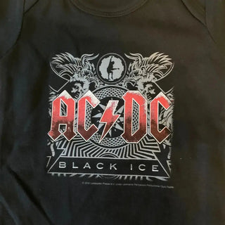 AC/DC - Black Ice - Baby Black Onesie AC/DC