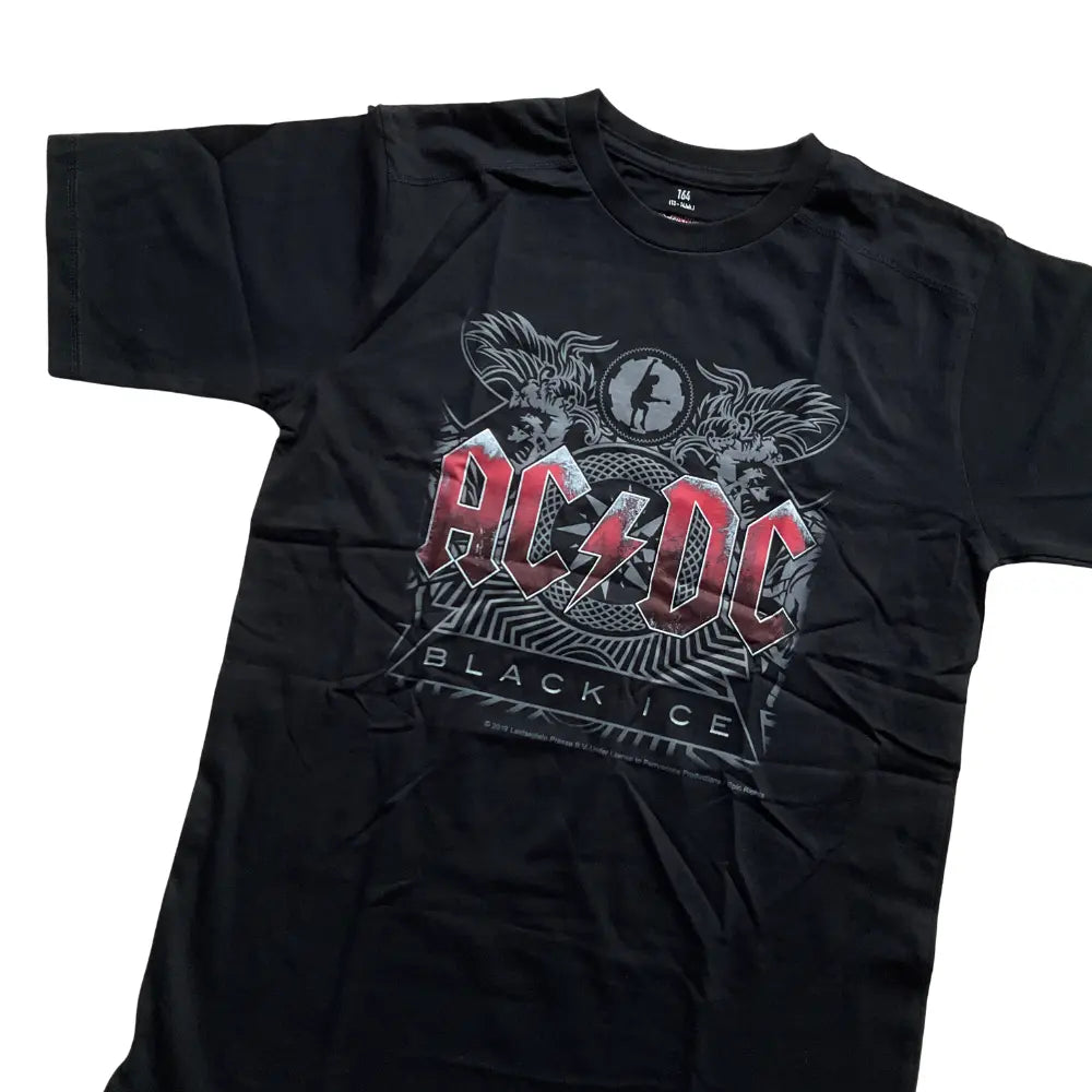 AC/DC - Black Ice - Kids Black T-Shirt | Twisted Thread NZ