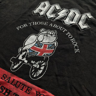 AC/DC - British Bulldog - Black Vintage T-shirt AC/DC