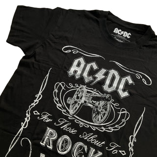 AC/DC - Cannon Swig Vintage - Black T-Shirt AC/DC