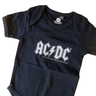 AC/DC - Classic Logo - Baby Black Onesie AC/DC