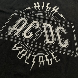 AC/DC - High Voltage - Black Vintage T-shirt AC/DC