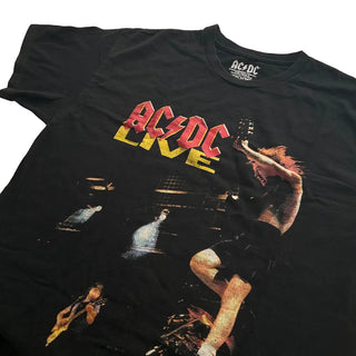 AC/DC - Live Photo - Black Vintage T-shirt AC/DC