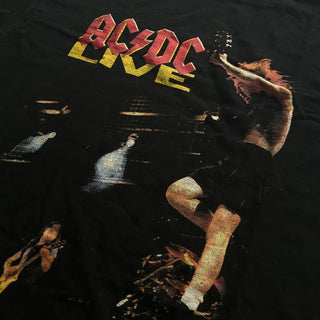 AC/DC - Live Photo - Black Vintage T-shirt AC/DC