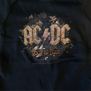AC/DC - Rock Or Bust - Baby Black Onesie AC/DC