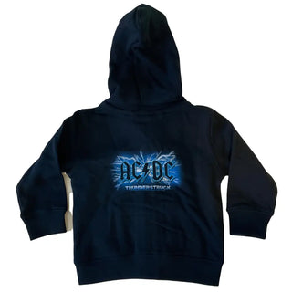 AC/DC - Thunderstruck -  Kids Black Hoodie w/ Back Design ACDC