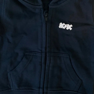 AC/DC - Thunderstruck -  Kids Black Hoodie w/ Back Design ACDC