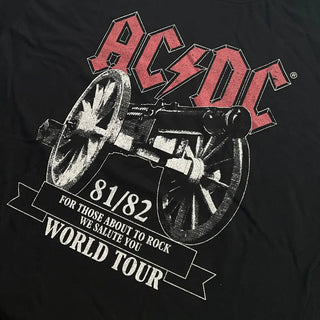 AC/DC - Tour Cannon - Black T-Shirt AC/DC