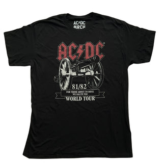 AC/DC - Tour Cannon - Black T-Shirt AC/DC