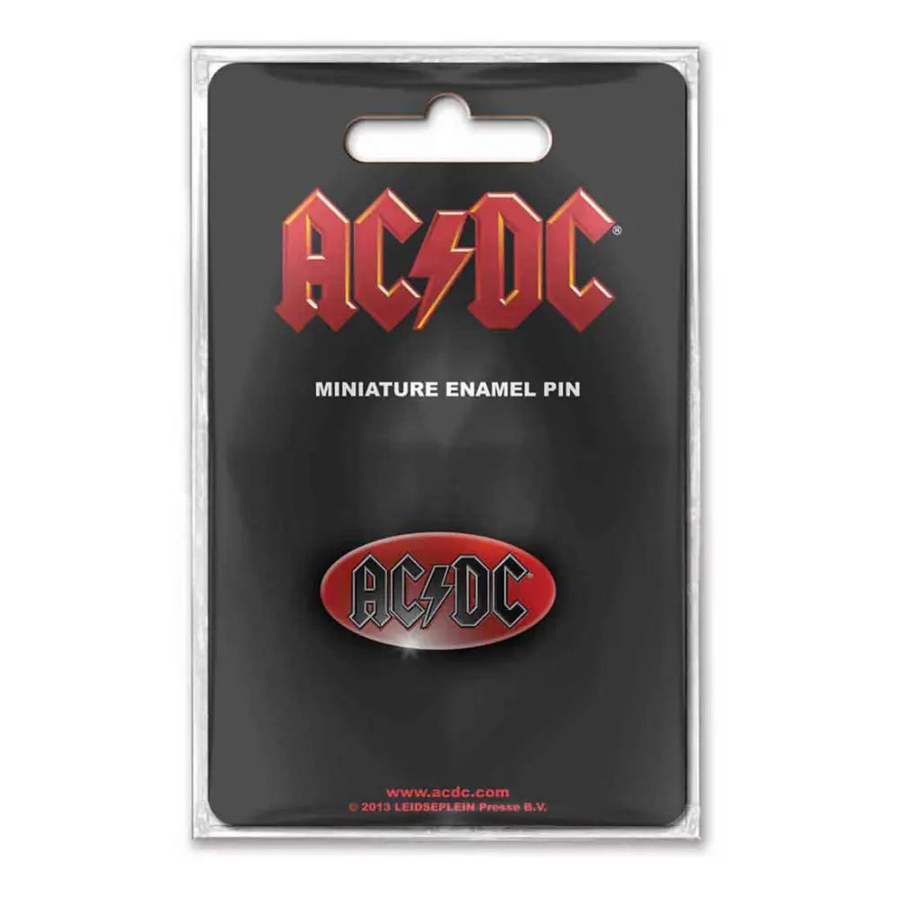 Official AC/DC - Mini Oval Pin | Twisted NZ – Twisted Thread