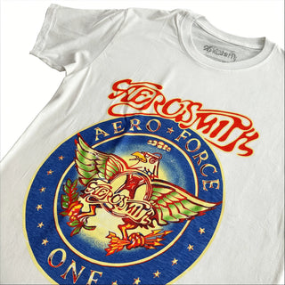 Aerosmith - Aero Force - White T-Shirt Aerosmith
