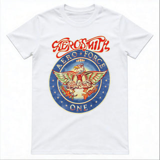 Aerosmith - Aero Force - White T-Shirt Aerosmith