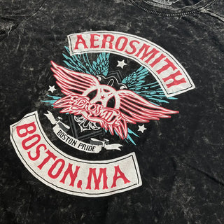 Aerosmith - Boston Pride - Black T-Shirt (Final Run) Aerosmith