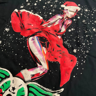Aerosmith - Robo Santa - Black T-Shirt Aerosmith