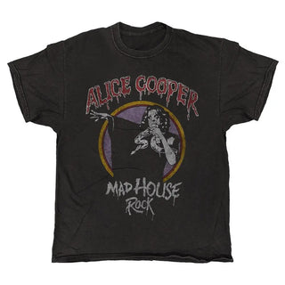 Alice Cooper - Mad House - Black Vintage T-shirt Alice Cooper