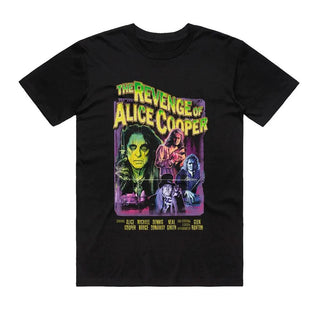 Alice Cooper - Revenge Collage - Black T-shirt Alice Cooper