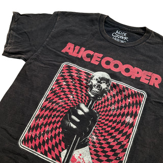 Alice Cooper - Skull Cane - Black Vintage T-shirt Alice Cooper