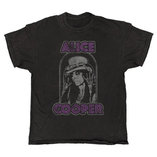 Alice Cooper - Top Hat - Black Vintage T-shirt Alice Cooper