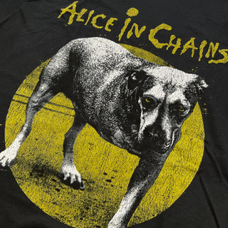 Alice In Chains - 3 Legged Dog (Yellow) - Black T-Shirt Alice In Chains