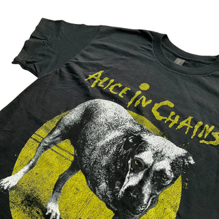Alice In Chains - 3 Legged Dog (Yellow) - Black T-Shirt Alice In Chains