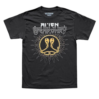 Alien Weaponry - Sun Logo - Black T-Shirt Alien Weaponry