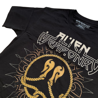 Alien Weaponry - Sun Logo - Black T-Shirt Alien Weaponry