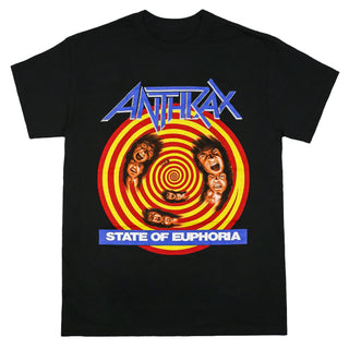Anthrax - State of Euphoria - Black T-Shirt Anthrax