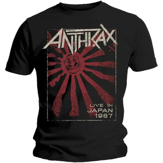 Anthrax - Live in Japan - Black T-Shirt Anthrax