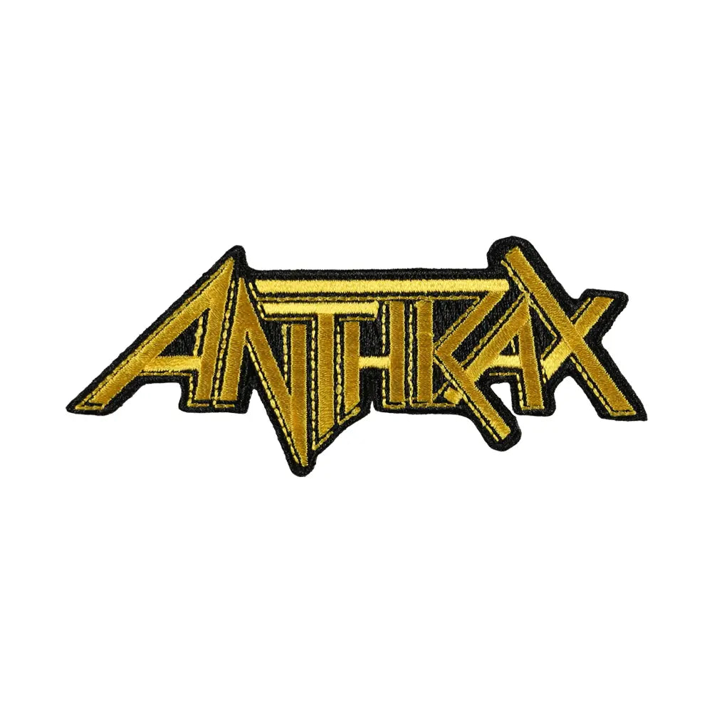 Anthrax Band Patch - Skull Pentagram Logo, Embroidered, For Jackets, Bags, DIY