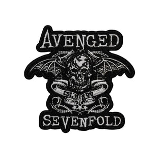 Avenged Sevenfold Patch - Death Bat Banner Cut Out (Iron On) Avenged Sevenfold
