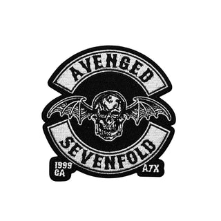 Avenged Sevenfold Patch - Deathbat Crest (Iron On) Avenged Sevenfold