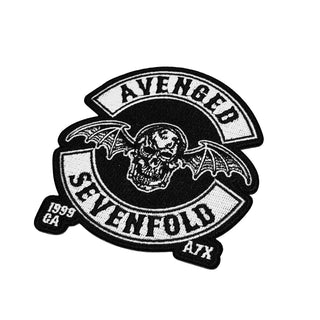 Avenged Sevenfold Patch - Deathbat Crest (Iron On) Avenged Sevenfold
