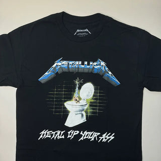 Metallica - Metal Up You - Black T-Shirt (W/Back Print) Metallica