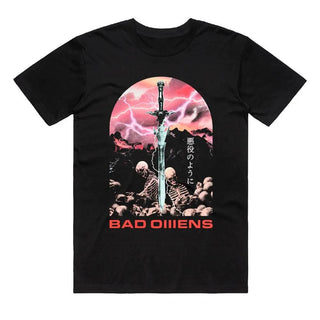 Bad Omens - Fantasy Sword - Black T-shirt Bad Omens