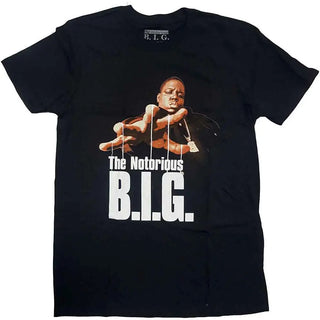 Biggie Smalls - Reach Strings - Black T-Shirt Biggie