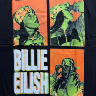 Billie Eilish - Retro Photos Logo - Black T-Shirt Billie Eilish
