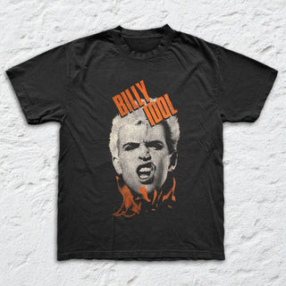 Billy Idol - Flaming Snarl T-Shirt Billy Idol