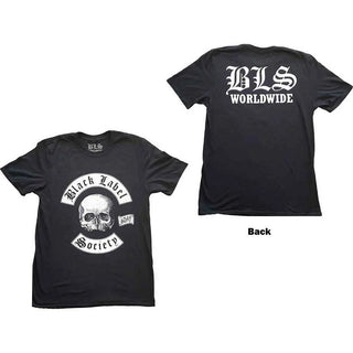 Black Label Society T-Shirt: Worldwide w/Back Print Black Label Society