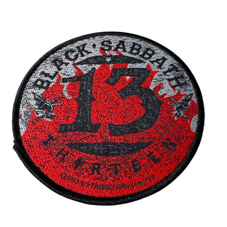 Black Sabbath Patch - 13 Flames Circle (Sew On) Black Sabbath